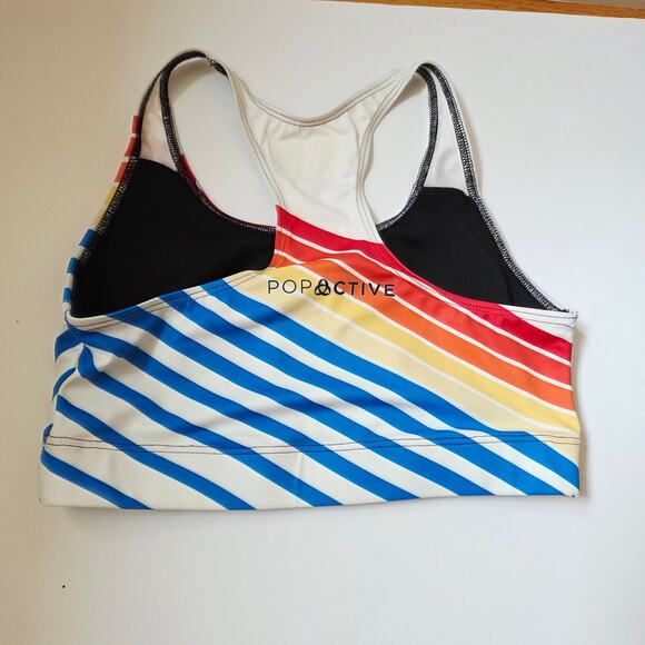 Poprageous 70's Los Angeles Swim Top Size Small - Picture 3 of 9